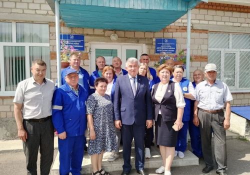 Мечетлинский район посетил начальник Управления ветеринарии Республики Башкортостан Азат Зиганшин
