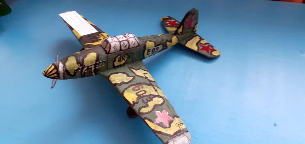 Военная техника: самолет. Для макета «Вторая мировая война» к 9 мая