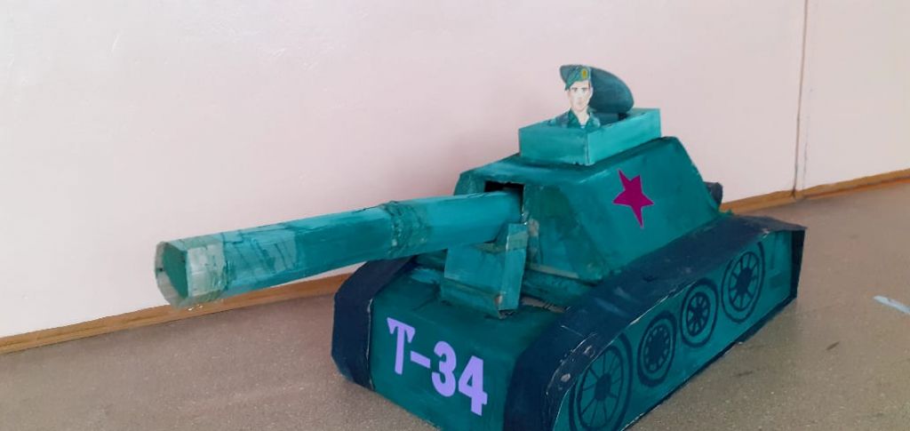 Поделка танк - 72 фото